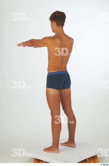 Man White Athletic Male Studio Poses