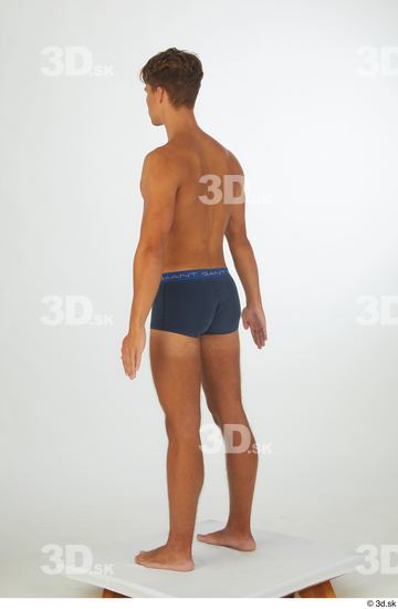 Man White Athletic Male Studio Poses