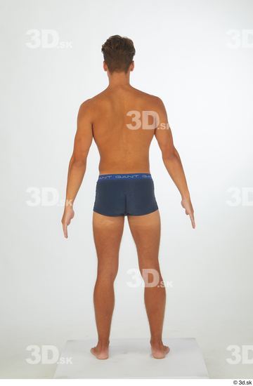 Man White Athletic Male Studio Poses