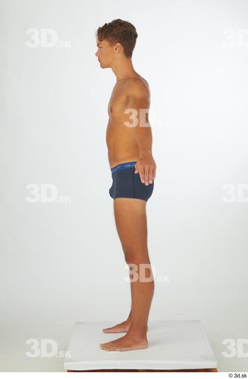 Man White Athletic Male Studio Poses