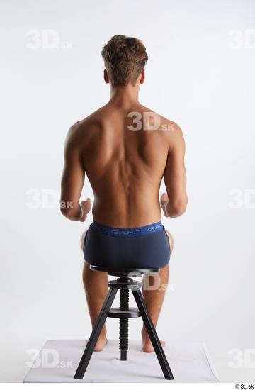 Man White Athletic Male Studio Poses