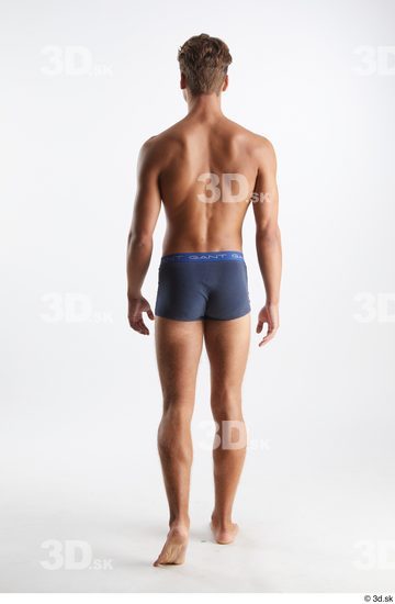 Man White Athletic Male Studio Poses