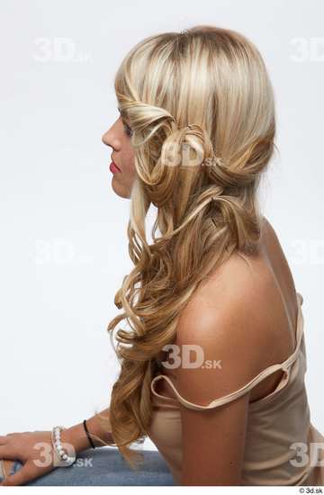 Hair Woman White Slim