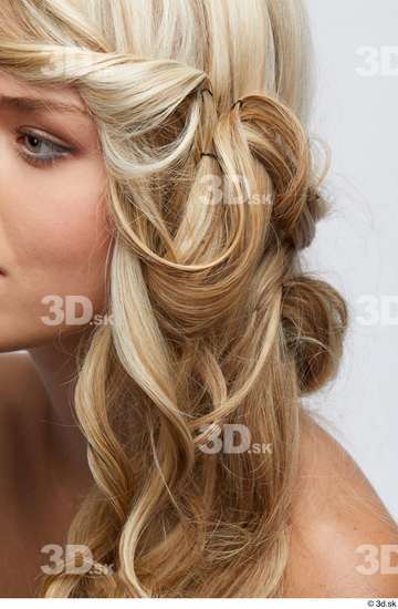 Hair Woman White Slim