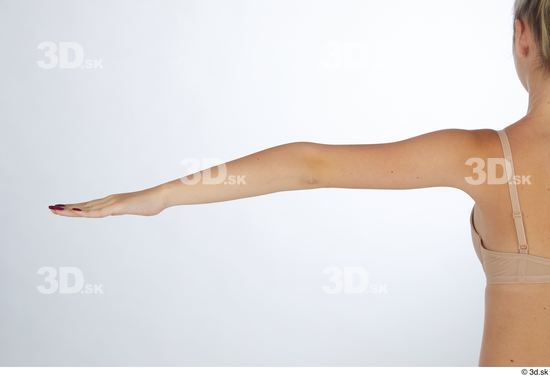 Woman White Slim Female Studio Poses