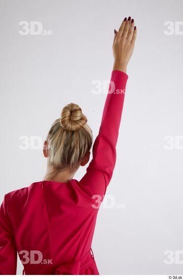 Woman White Slim Female Studio Poses