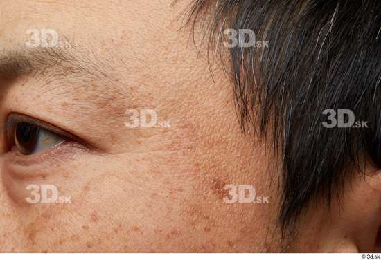 Eye Face Skin Man Asian Slim Studio photo references