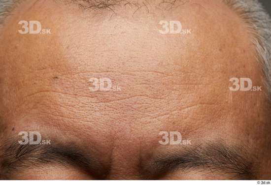 Face Skin Man Asian Chubby Wrinkles Studio photo references