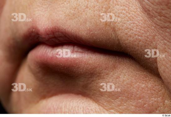 Face Mouth Skin Woman Asian Chubby Wrinkles Studio photo references