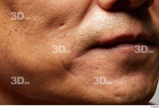 Face Mouth Cheek Skin Man Asian Wrinkles Studio photo references