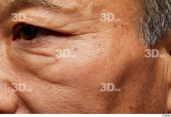 Eye Face Cheek Skin Man Asian Wrinkles Studio photo references