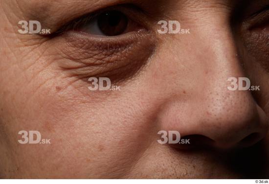 Eye Face Nose Cheek Skin Man White Chubby Wrinkles Studio photo references