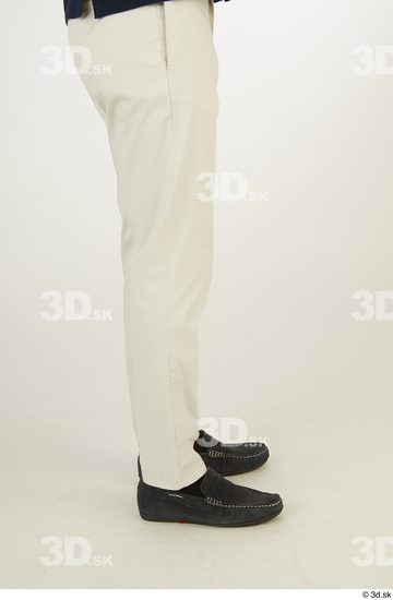 Whole Body Man White Casual Slim Studio photo references