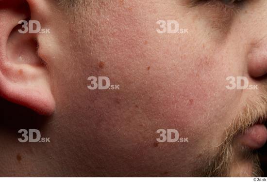 Face Cheek Ear Skin Man White Chubby Studio photo references