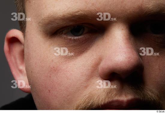 Face Nose Cheek Ear Skin Man White Chubby Studio photo references