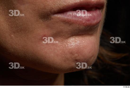 Face Mouth Skin Woman Slim Studio photo references