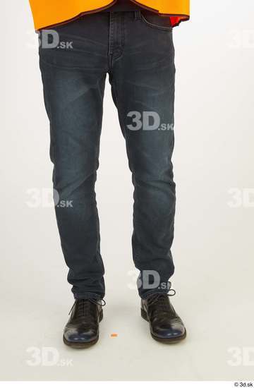 Whole Body Man White Slim Bearded Studio photo references