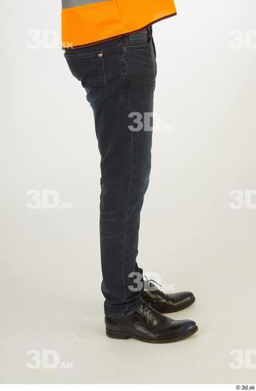 Whole Body Man White Slim Bearded Studio photo references