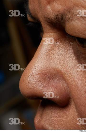 Face Nose Skin Woman Black Slim Wrinkles Studio photo references