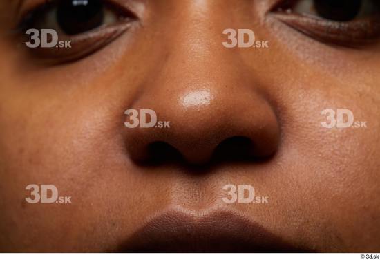 Face Mouth Nose Skin Woman Black Chubby Studio photo references