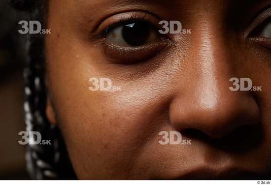 Eye Face Nose Cheek Skin Woman Black Chubby Studio photo references