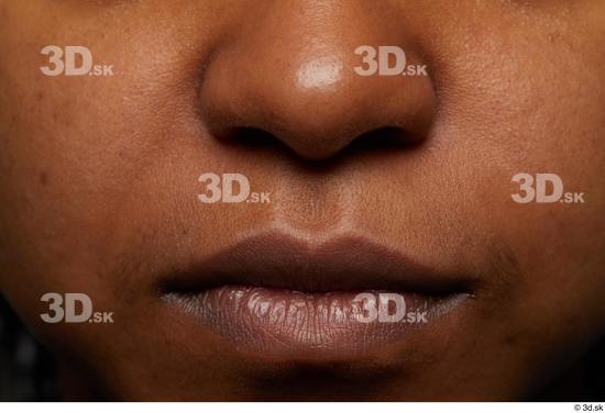 Face Mouth Nose Skin Woman Black Chubby Studio photo references