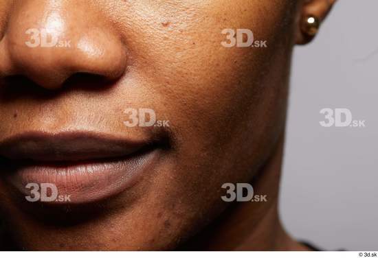 Face Mouth Nose Cheek Skin Woman Slim Studio photo references