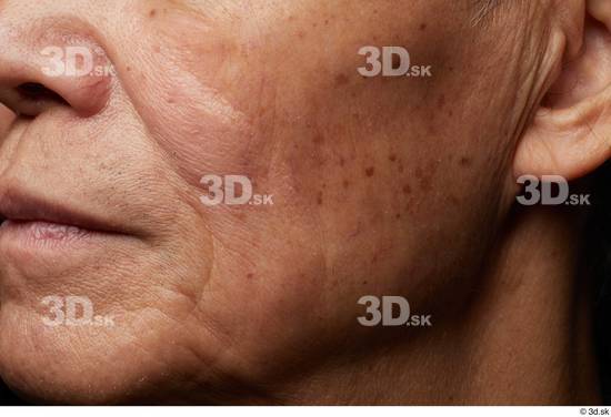 Face Mouth Cheek Skin Man Asian Slim Wrinkles Studio photo references