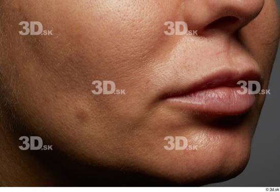 Face Mouth Cheek Skin Woman White Chubby Studio photo references