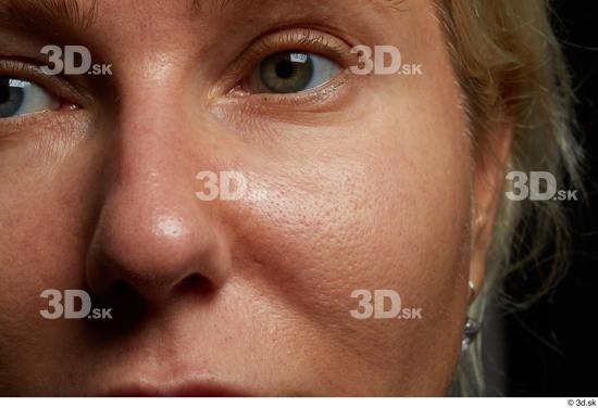 Eye Face Nose Cheek Skin Woman White Chubby Studio photo references