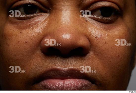 Face Mouth Nose Skin Woman Black Chubby Studio photo references