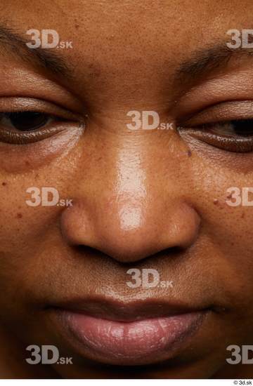 Face Mouth Nose Skin Woman Black Chubby Studio photo references