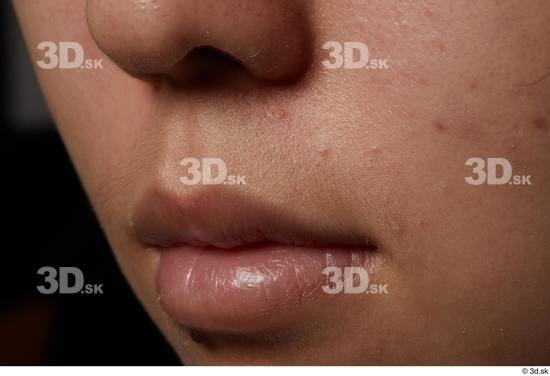 Face Mouth Nose Skin Woman Asian Slim Studio photo references