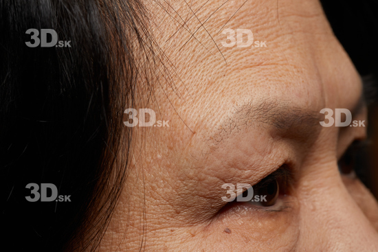 Eye Face Hair Skin Woman Asian Slim Wrinkles Studio photo references