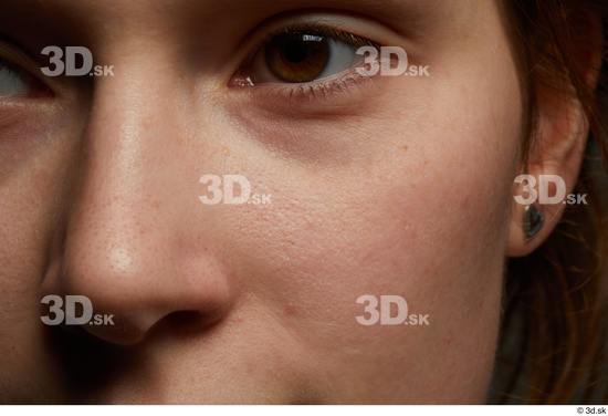 Eye Face Nose Cheek Skin Woman White Slim Studio photo references