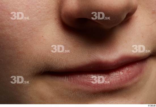 Face Mouth Nose Skin Woman White Slim Studio photo references