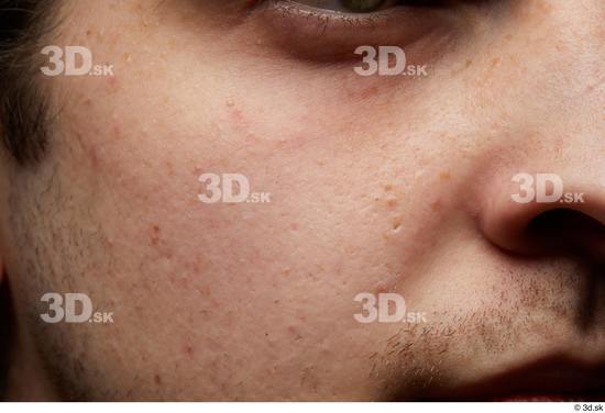 Face Nose Cheek Skin Man White Slim Studio photo references