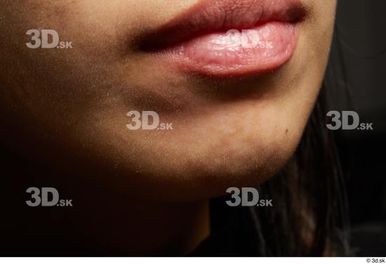 Face Mouth Skin Woman Asian Slim Studio photo references