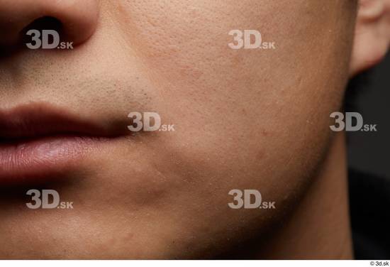 Face Mouth Cheek Skin Man Asian Slim Studio photo references