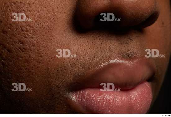 Face Mouth Nose Skin Man Black Slim Studio photo references