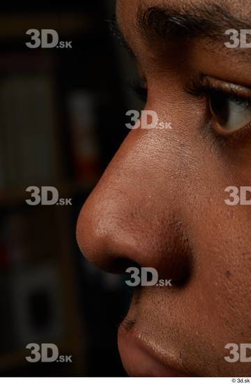 Face Nose Skin Man Black Slim Studio photo references