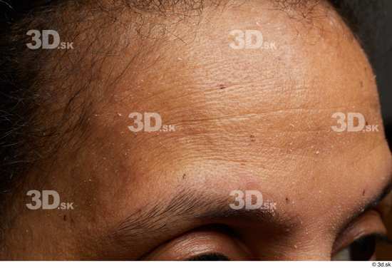 Face Skin Woman Black Slim Wrinkles