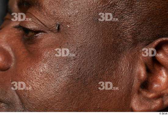 Eye Cheek Ear Skin Man Black Studio photo references