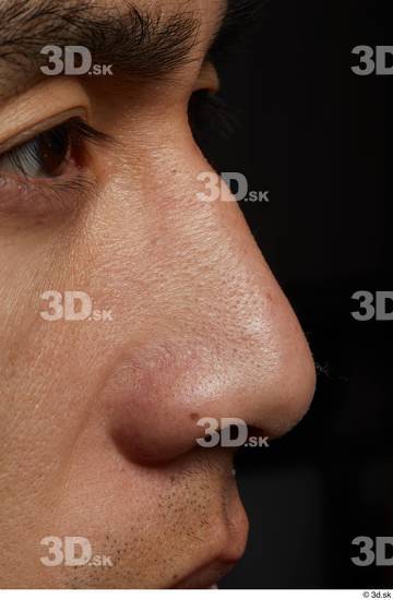 Face Nose Skin Man Asian Slim Studio photo references