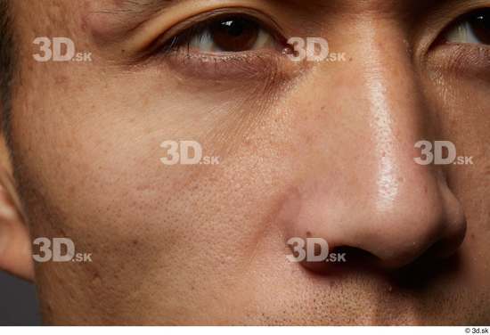 Eye Face Nose Cheek Skin Man Asian Slim Studio photo references