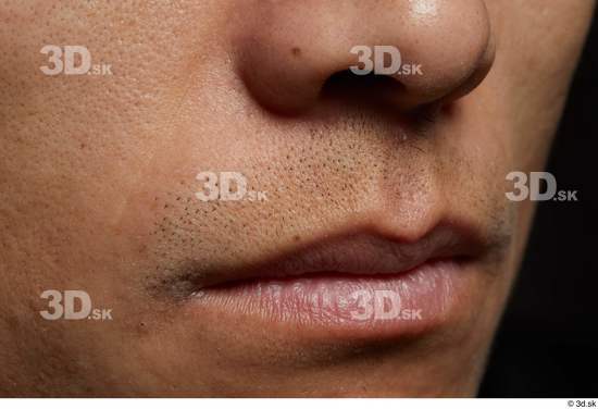 Face Mouth Nose Skin Man Asian Slim Studio photo references