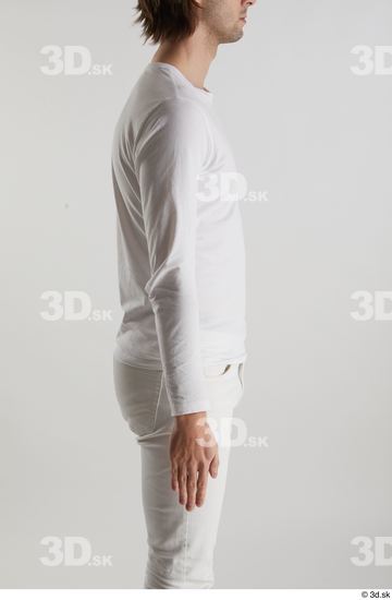 Man White Slim Male Studio Poses