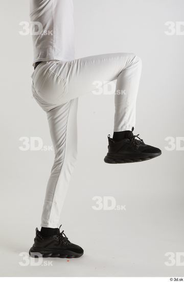 Man White Slim Male Studio Poses