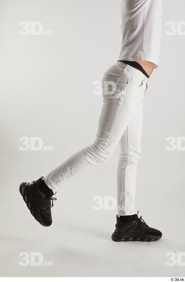 Man White Slim Male Studio Poses