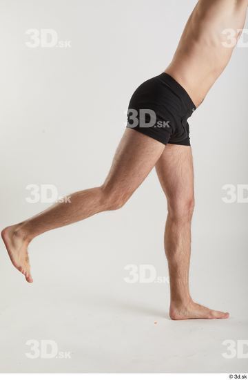 Man White Slim Male Studio Poses